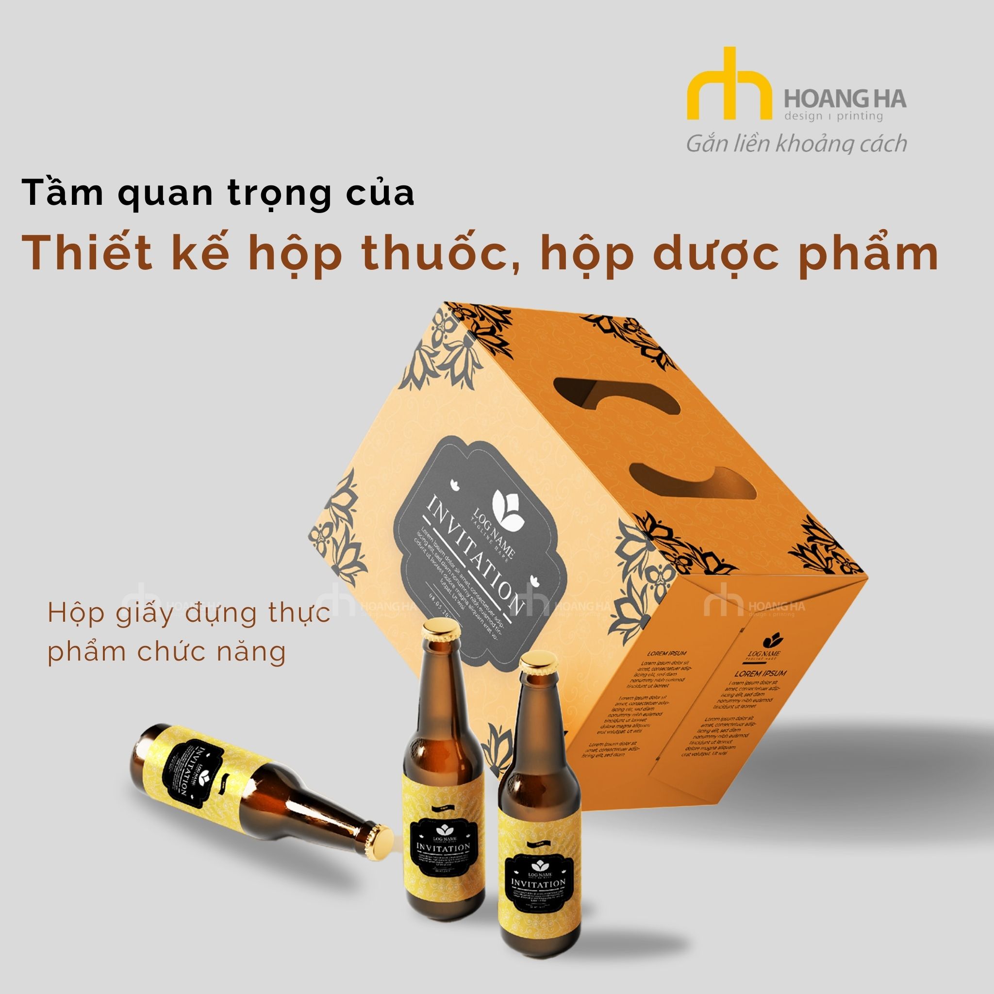 Tầm quan trọng của thiết kế - in ấn hộp thuốc, dược phẩm, hộp thực phẩm chức năng